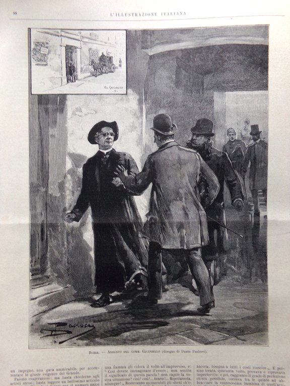 L'Illustrazione Italiana 5 Febbraio 1893 Giuseppe Verdi Falstaff Goldoni Chicago