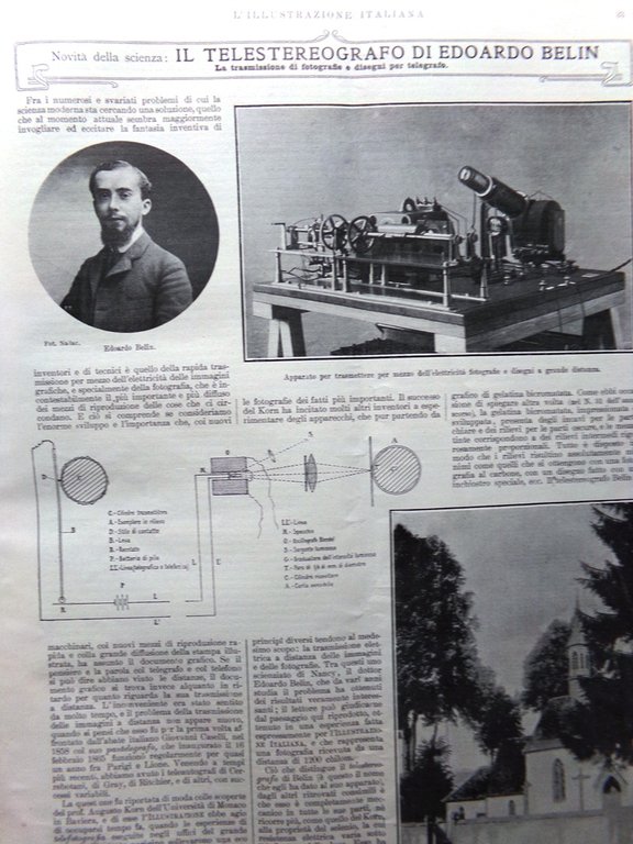L'Illustrazione Italiana 5 Gennaio 1908 Ponte sul Po D'Annunzio Belin … | Immagine Gallery 2