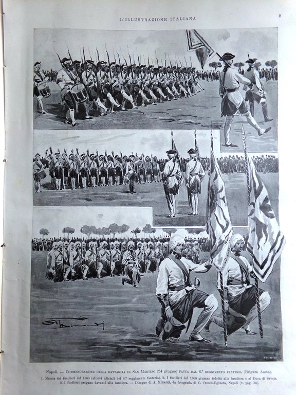 L'Illustrazione Italiana 5 Luglio 1903 Pietro Serbia Festa Bersaglieri Telefono