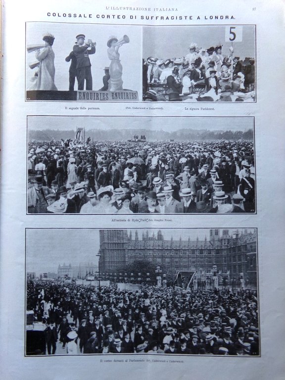 L'illustrazione Italiana 5 Luglio 1908 Jacovacci Perrone Bangkok Bianchetti Siam | Immagine Gallery 4