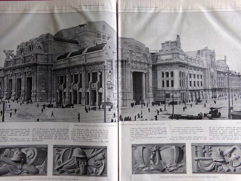 L'illustrazione Italiana 5 Luglio 1931 Speciale Inaugurazione Stazione di Milano