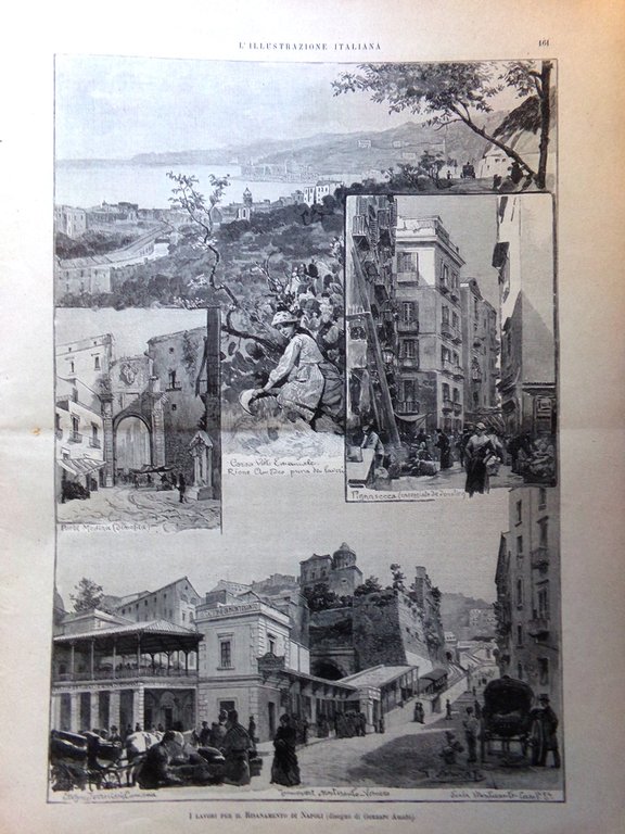 L'Illustrazione Italiana 5 Marzo 1893 Terremoto Zante Pucci Risanamento Napoli