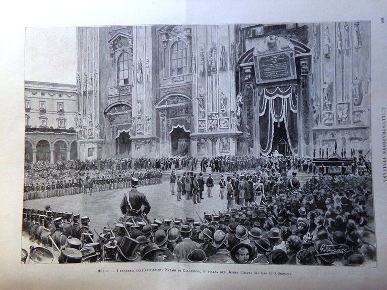 L'Illustrazione Italiana 5 Novembre 1893 Inglesi Spezia Funerali Nazari Vivian