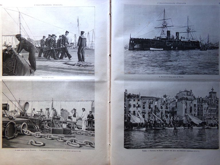 L'Illustrazione Italiana 5 Novembre 1893 Inglesi Spezia Funerali Nazari Vivian