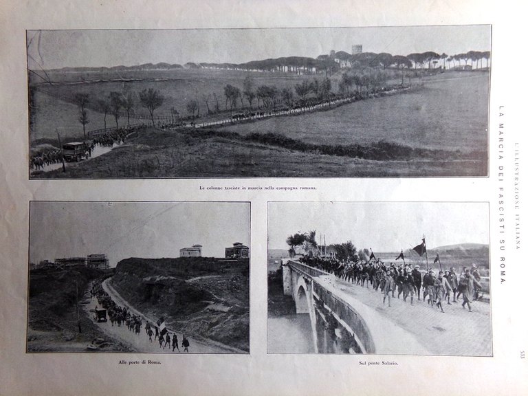 L'Illustrazione Italiana 5 Novembre 1922 Avvento Fascismo al Governo Mussolini | Immagine Gallery 2