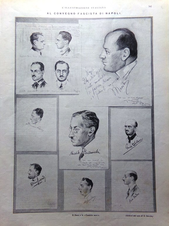 L'Illustrazione Italiana 5 Novembre 1922 Avvento Fascismo al Governo Mussolini | Immagine Gallery 3