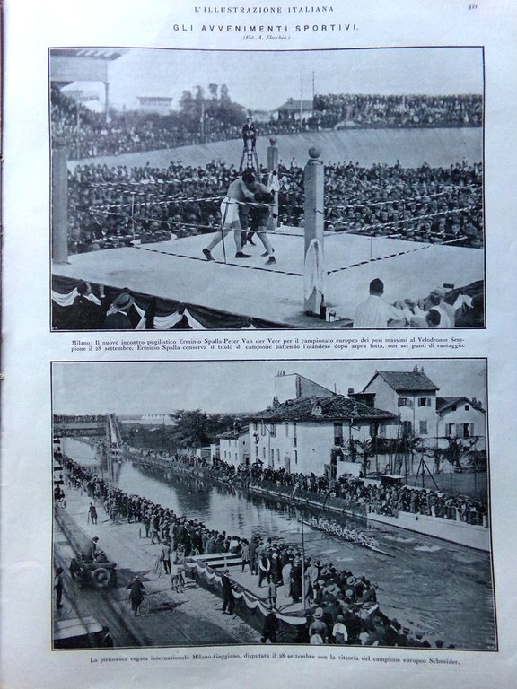 L'Illustrazione Italiana 5 Ottobre 1924 Locatelli Marocco Risparmio Cotone Sofia | Immagine Gallery 2