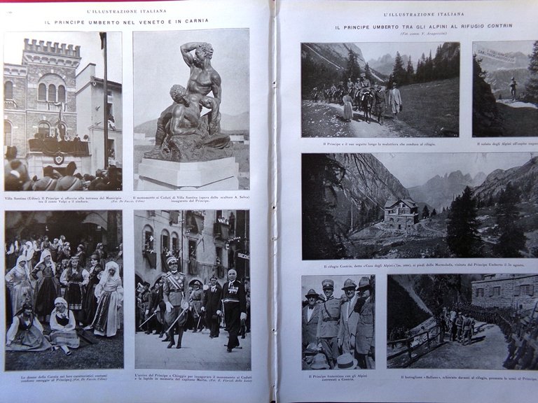 L'Illustrazione Italiana 5 Settembre 1926 Ossario Pasubio Contrin Colorado Rio | Immagine Gallery 3