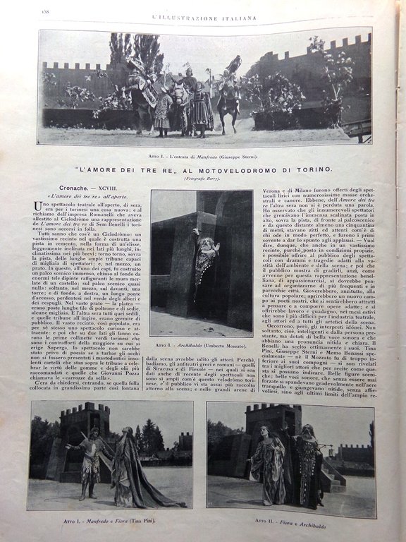 L'Illustrazione Italiana 6 Agosto 1922 Asiago Circo Krone Sciopero Milano … | Immagine Gallery 3