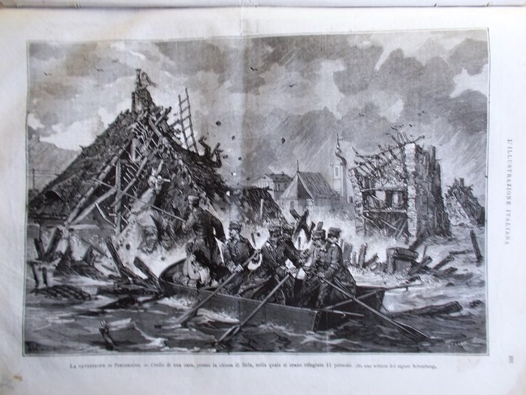 L'Illustrazione Italiana 6 Aprile 1879 Vittoria Thorn Seghedino Ossario Novara