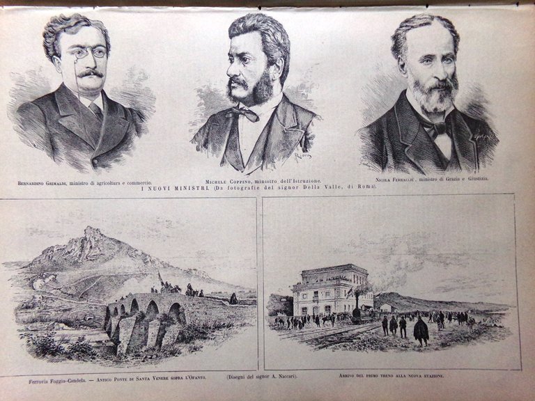 L'Illustrazione Italiana 6 Aprile 1884 Monumento Vittorio Emanuele Roma Brazzà