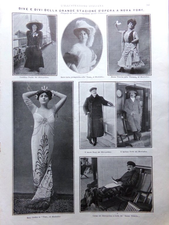 L'illustrazione Italiana 6 Dicembre 1908 Steinheil Trieste Faldella Pietri Roma | Immagine Gallery 2