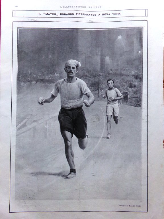 L'illustrazione Italiana 6 Dicembre 1908 Steinheil Trieste Faldella Pietri Roma | Immagine Gallery 3