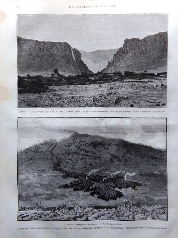 L'Illustrazione Italiana 6 Luglio 1879 Gesuiti Rivolta in Algeria Eruzione … | Immagine Gallery 3