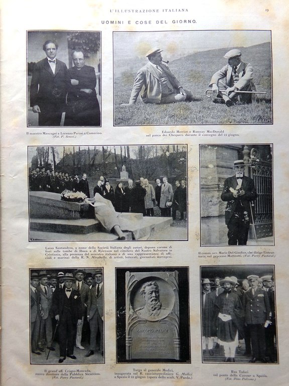 L'Illustrazione Italiana 6 Luglio 1924 Spedizione Everest Matteotti Roma Pirelli | Immagine Gallery 3