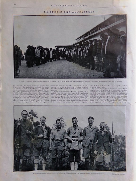 L'Illustrazione Italiana 6 Luglio 1924 Spedizione Everest Matteotti Roma Pirelli | Immagine Gallery 4