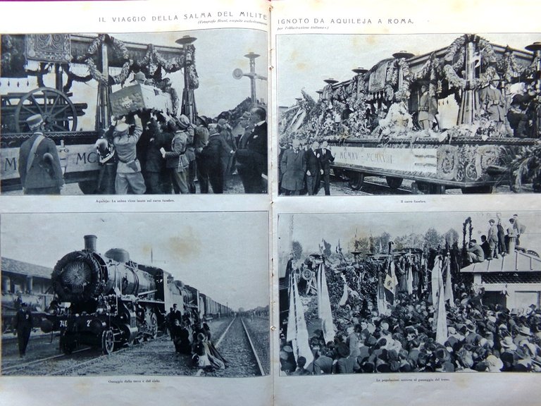 L'Illustrazione Italiana 6 Novembre 1921 Nazario Sauro Viaggio del Milite … | Immagine Gallery 3