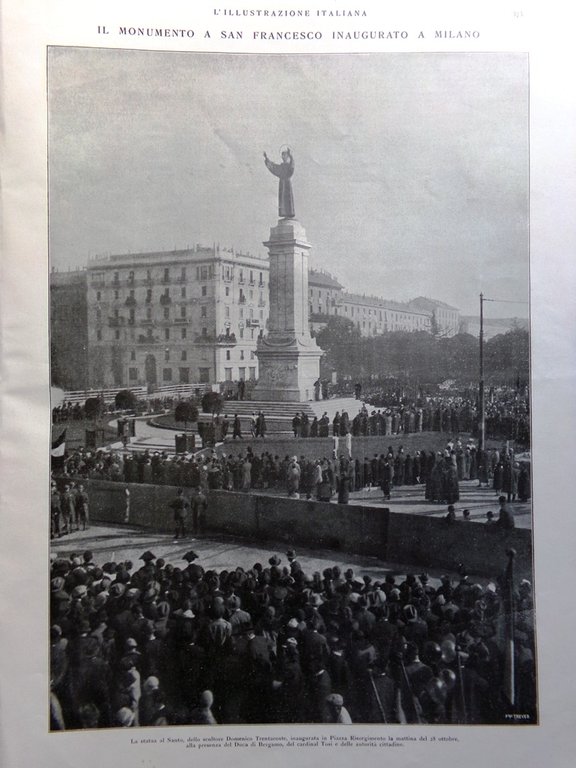 L'Illustrazione Italiana 6 Novembre 1927 Vera Montenegro Cuba Marcia Roma …