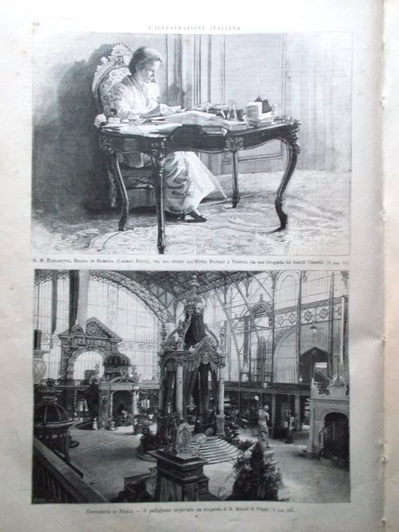 L'Illustrazione Italiana 6 Settembre 1891 Centenario Guercino Cento Sylva Praga