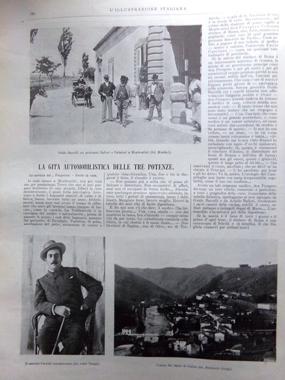 L'Illustrazione Italiana 6 Settembre 1903 Beano Puccini Rivolta Macedonia Carano