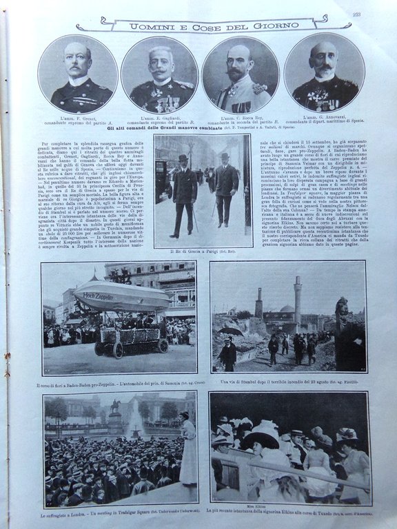 L'illustrazione Italiana 6 Settembre 1908 Fattori Circuito Bologna Albaro Genova | Immagine Gallery 4