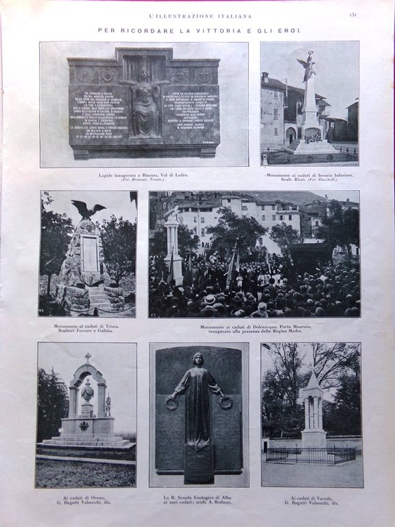 L'Illustrazione Italiana 7 Agosto 1921 Morte Enrico Caruso Martini Firenze … | Immagine Gallery 3