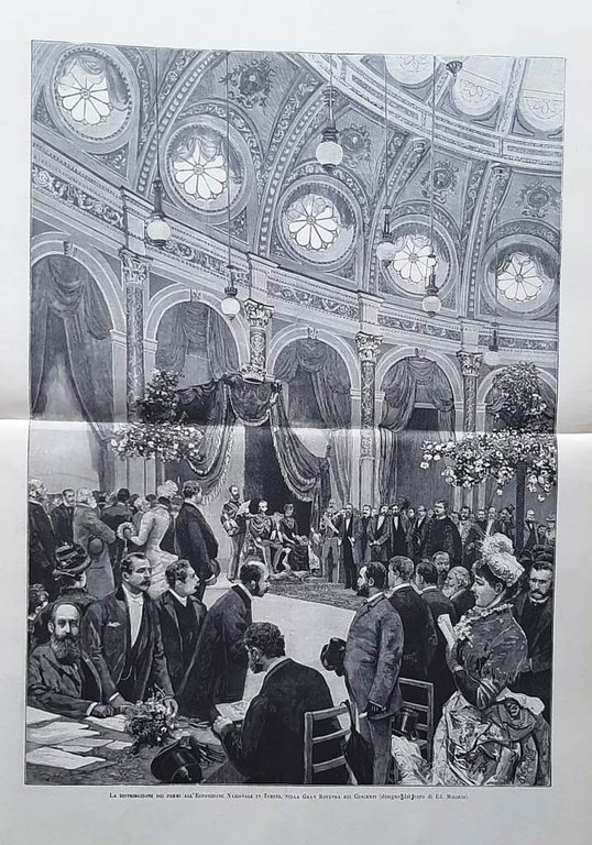 L'Illustrazione Italiana 7 Dicembre 1884 Scavi Foro Romano Vallelunga Frezzolini