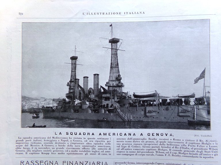 L'Illustrazione Italiana 7 Dicembre 1913 Canale Panama Ceccano Sobrero Senatori