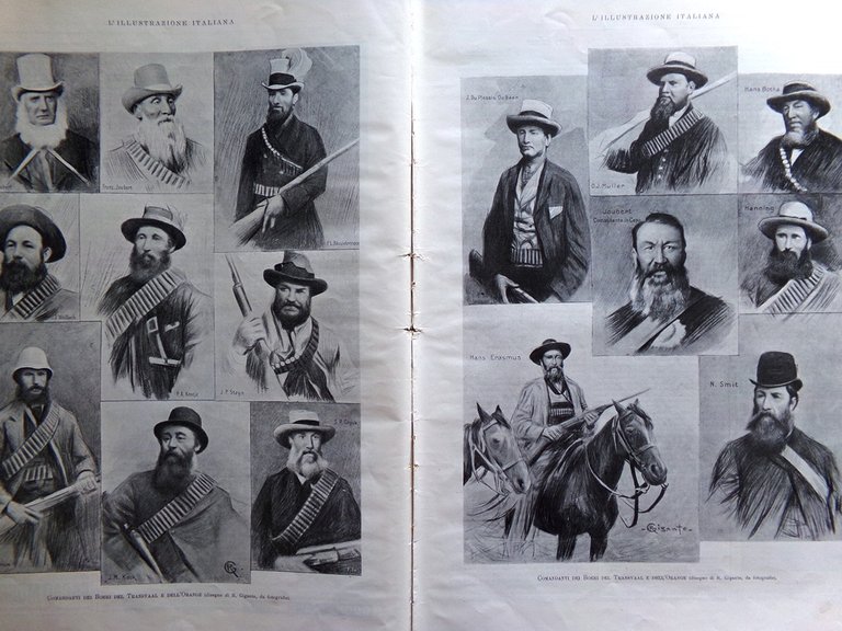 L'Illustrazione Italiana 7 Gennaio 1900 Frana Amalfi Boeri Transvaal Suore …