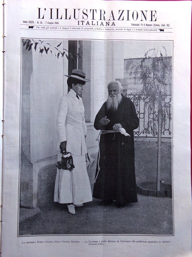 L'Illustrazione Italiana 7 Giugno 1908 Carbonara Cascella Processo di Cifariello | Immagine principale