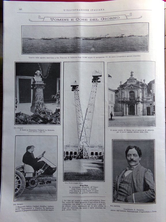 L'Illustrazione Italiana 7 Giugno 1908 Carbonara Cascella Processo di Cifariello | Immagine Gallery 3