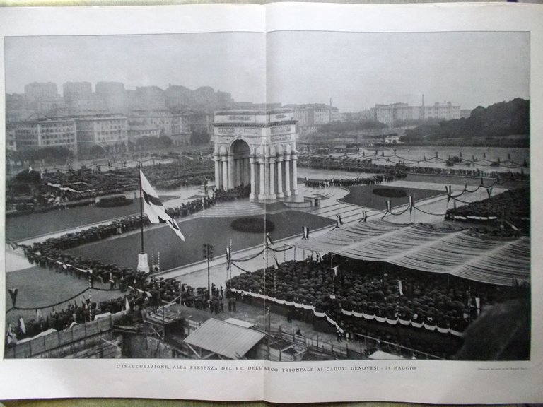 L'illustrazione Italiana 7 Giugno 1931 Piccard Morgagni Pedrocchi Padova Genova