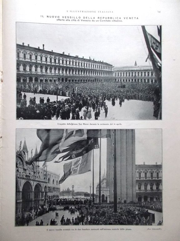 L'Illustrazione Italiana 7 Maggio 1922 Conferenza Feste Genova Deschanel Dempsey