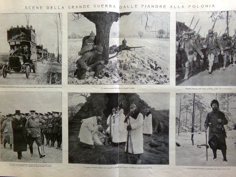 L'illustrazione Italiana 7 Marzo 1915 WW1 Giordano Dardanelli Canale Suez …