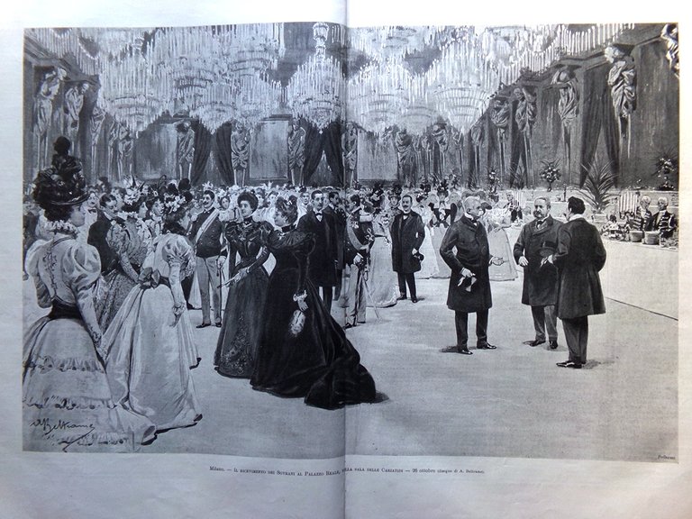 L'illustrazione Italiana 7 Novembre 1897 Paderno Caduti Lafolè Congresso Napoli | Immagine Gallery 4