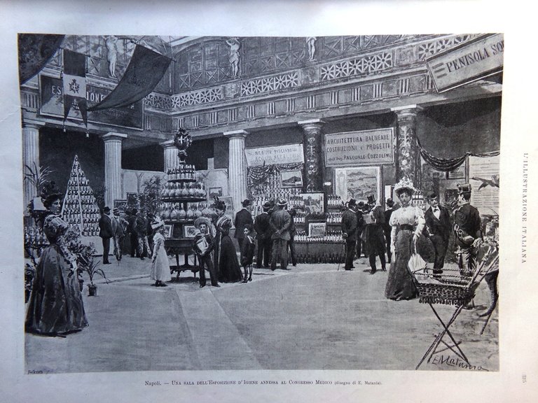 L'illustrazione Italiana 7 Novembre 1897 Paderno Caduti Lafolè Congresso Napoli | Immagine Gallery 7