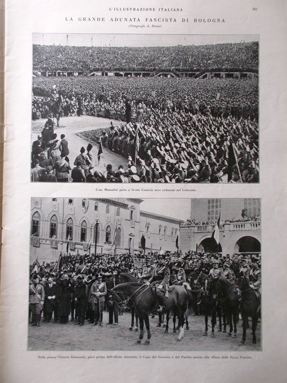 L'Illustrazione Italiana 7 Novembre 1926 Adunata Fasci Marcia Roma Santa … | Immagine Gallery 3