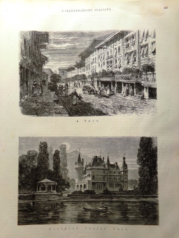 L'Illustrazione Italiana 7 Ottobre 1877 Battaglia di Plevna Thun Santini …