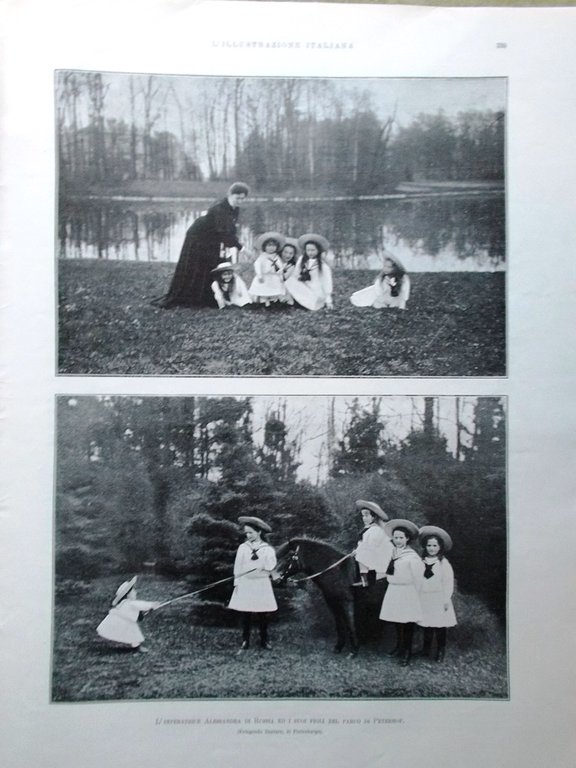 L'Illustrazione Italiana 7 Ottobre 1906 Tragedia Russa Gordon Bennett Valparaiso