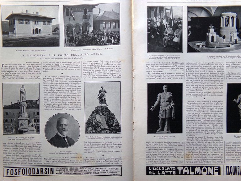 L'Illustrazione Italiana 7 Ottobre 1923 Terremoto in Giappone Congresso Piacenza