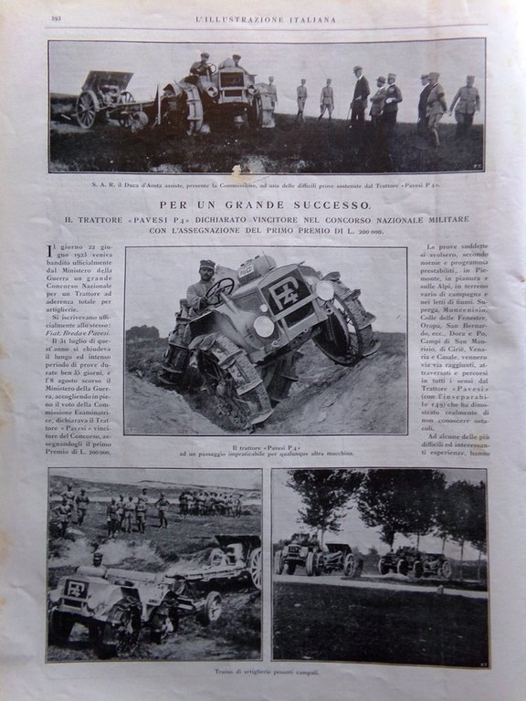 L'Illustrazione Italiana 7 Settembre 1924 Ossario Tonale De Bosis Zoo … | Immagine Gallery 2