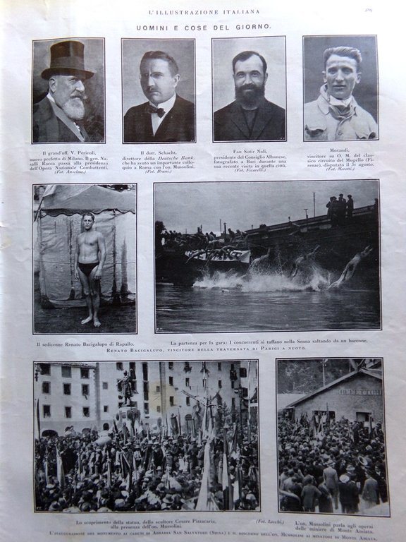 L'Illustrazione Italiana 7 Settembre 1924 Ossario Tonale De Bosis Zoo … | Immagine Gallery 3