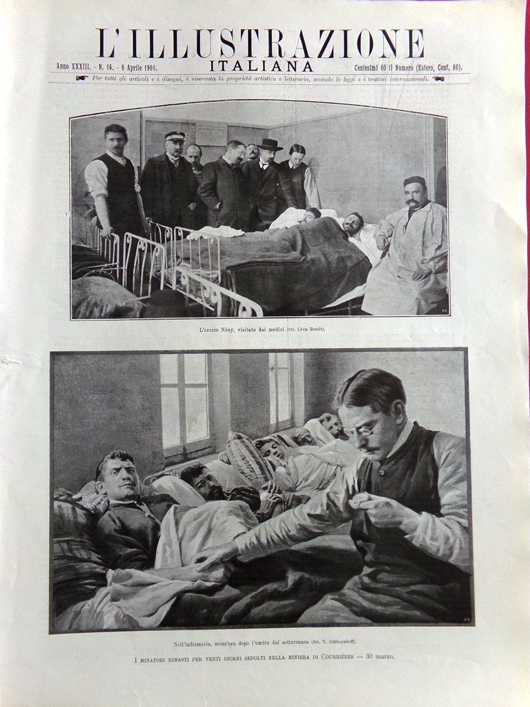 L'Illustrazione Italiana 8 Aprile 1906 Florio a Tiro Volo Superstiti …