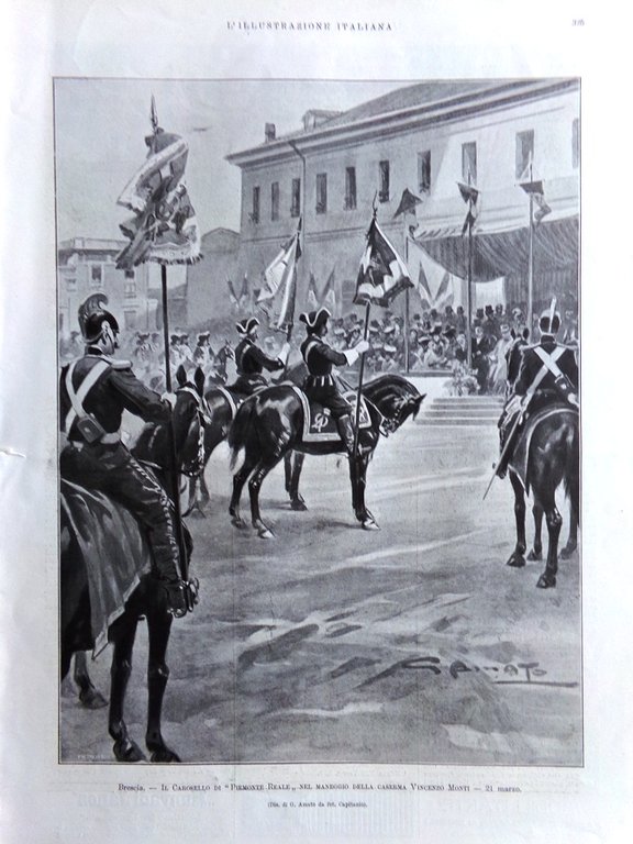 L'Illustrazione Italiana 8 Aprile 1906 Florio a Tiro Volo Superstiti …