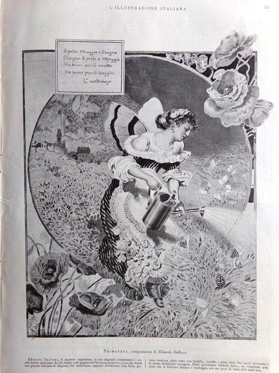 L'Illustrazione Italiana 8 Aprile 1906 Florio a Tiro Volo Superstiti …