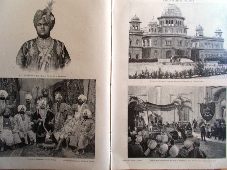 L'Illustrazione Italiana 8 Febbraio 1891 Crispi Meissonier Kapurthala Bruxelles