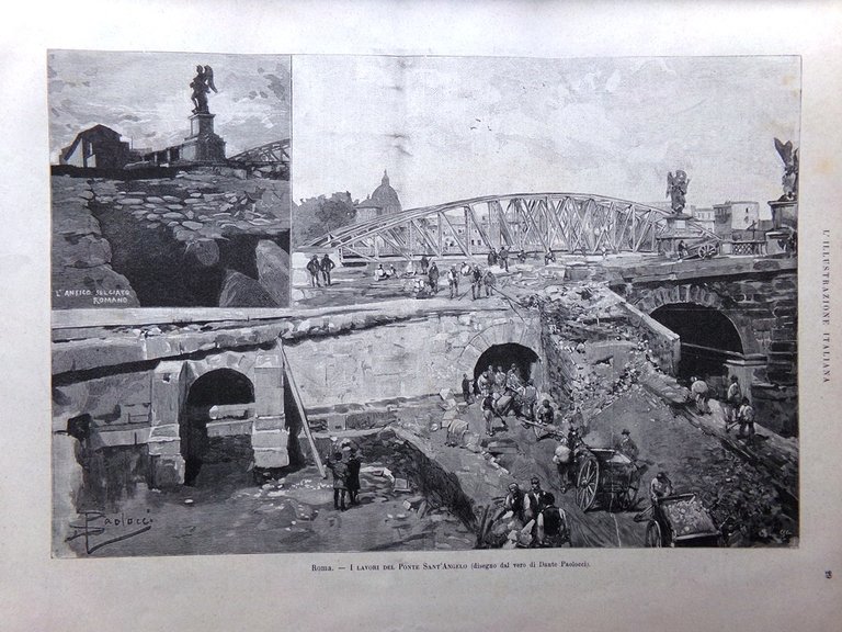 L'Illustrazione Italiana 8 Gennaio 1893 Bolsena Jacob Moleschott Napoli Uffizi