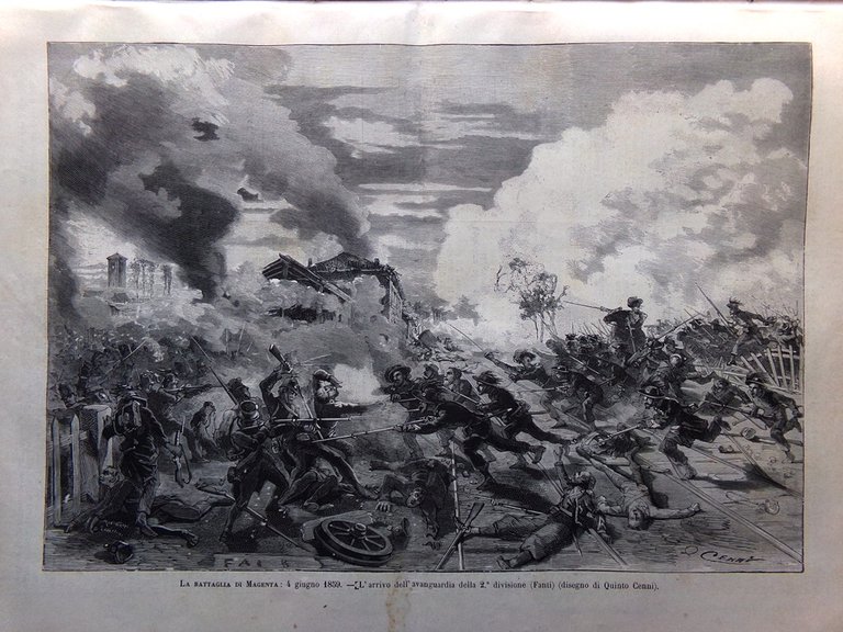 L'Illustrazione Italiana 8 Giugno 1884 Anniversario Guerra Indipendenza Magenta | Immagine Gallery 8