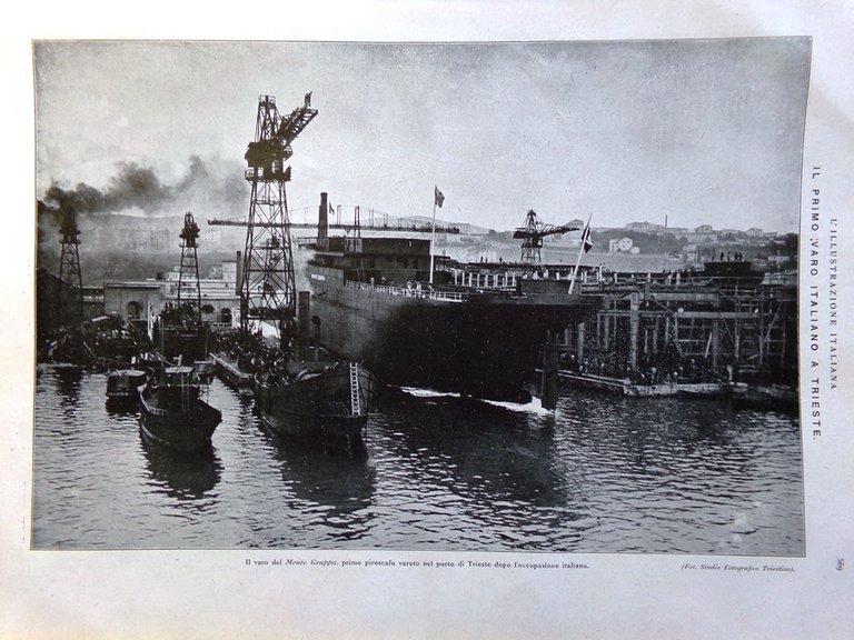 L'Illustrazione Italiana 8 Giugno 1919 Statuto Girardengo Corsini Trieste Monaco