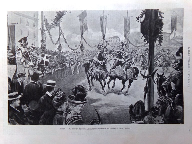 L'Illustrazione Italiana 8 Luglio 1900 Monumento Legnano Guerra Cina Monachine
